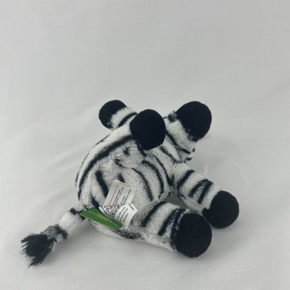 Wild Republic Mini Cuddlekins Zebra 7” Plush Stuffed Toy K&M International 2016 - Picture 6 of 8